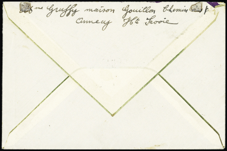 LF d'Annecy (27.5.40) pour le SP 760 avec griffe noire "Correspondance de date ancienne n'ayant pu être acheminée". TB