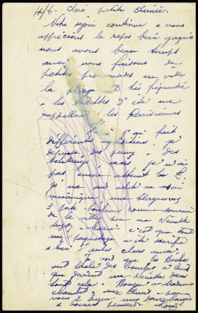 Post card avec EMA rouge "Weymouth Great Britain paid" (4.6.1940 - rescapé de Dunkerque). TB