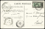 Soudan n°27 oBL Tombouctouctou (29.1.1924) surcarte postale spéciale de la croisière noire Citroën avec CAD "Poste transsaharienne automobile. TB.