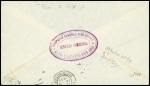6 / 18 - 6.1930 - Lettre de Buenos Aires pour Paris avec cachet rect lilas "Primer correo totalmente aereo America del Sur-Europa compagnie générale aéropostale (M94 Buenos-Aires Toulouse - 1er essai Mermoz). TB