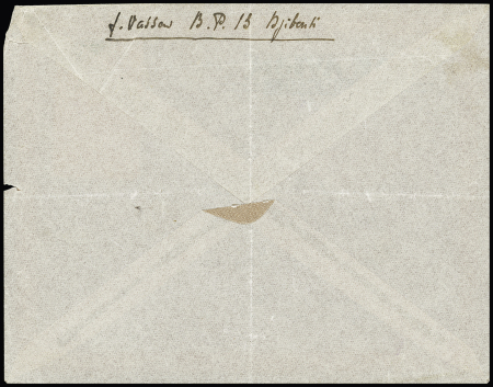 Vol retour Djibouti-Vichy par le Lieutenant Chassin sur bombardier Glenn Martin, AFF n°462(6.9.1942) sans mention, RR et TB.