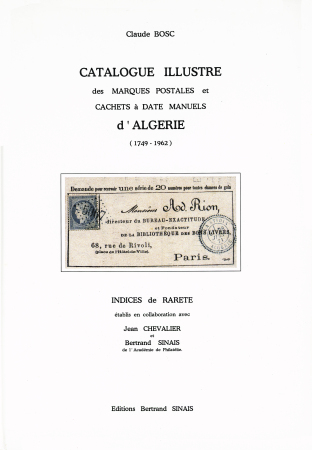 Claude Bosc - Catalogue illustré des marques postales