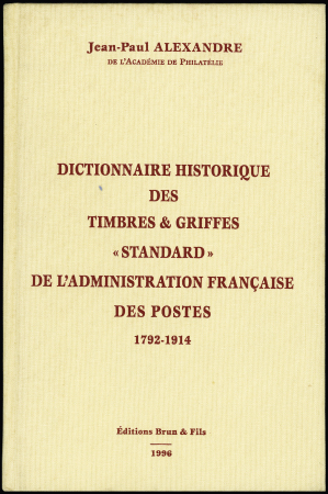 Jean-Paul Alexandre - Dictionnaire historique des timbres