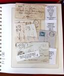 1745-1899, Belle collection en 9 albums de lettres