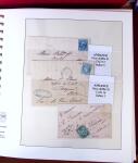 1745-1899, Belle collection en 9 albums de lettres