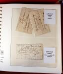 1745-1899, Belle collection en 9 albums de lettres