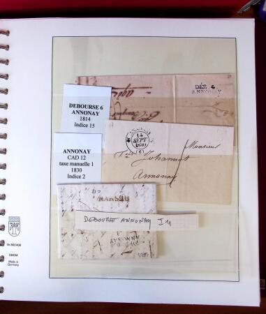 1745-1899, Belle collection en 9 albums de lettres