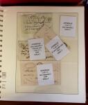 1745-1899, Belle collection en 9 albums de lettres