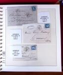 1745-1899, Belle collection en 9 albums de lettres