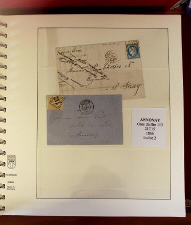 1745-1899, Belle collection en 9 albums de lettres