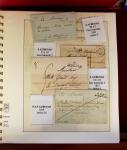 1745-1899, Belle collection en 9 albums de lettres