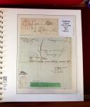 1745-1899, Belle collection en 9 albums de lettres