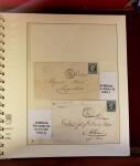 1745-1899, Belle collection en 9 albums de lettres