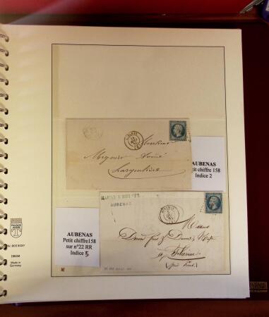 1745-1899, Belle collection en 9 albums de lettres