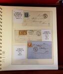 1745-1899, Belle collection en 9 albums de lettres