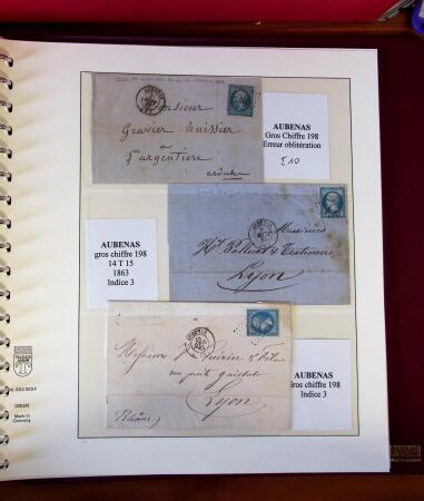 1745-1899, Belle collection en 9 albums de lettres