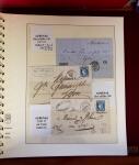 1745-1899, Belle collection en 9 albums de lettres
