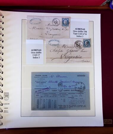 1745-1899, Belle collection en 9 albums de lettres