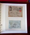 1745-1899, Belle collection en 9 albums de lettres