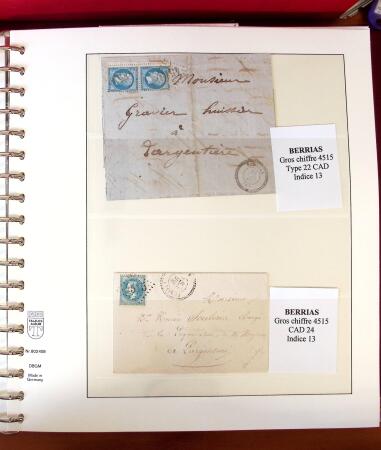 1745-1899, Belle collection en 9 albums de lettres
