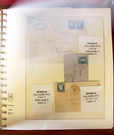 1745-1899, Belle collection en 9 albums de lettres