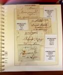 1745-1899, Belle collection en 9 albums de lettres