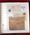 1745-1899, Belle collection en 9 albums de lettres