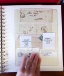 1745-1899, Belle collection en 9 albums de lettres
