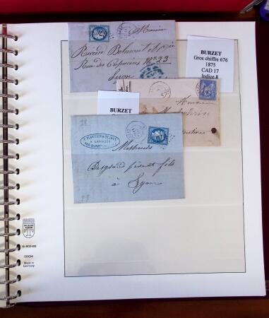 1745-1899, Belle collection en 9 albums de lettres