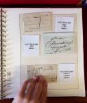 1745-1899, Belle collection en 9 albums de lettres
