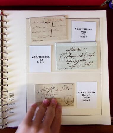 1745-1899, Belle collection en 9 albums de lettres