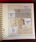 1745-1899, Belle collection en 9 albums de lettres