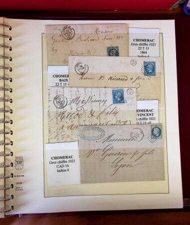 1745-1899, Belle collection en 9 albums de lettres