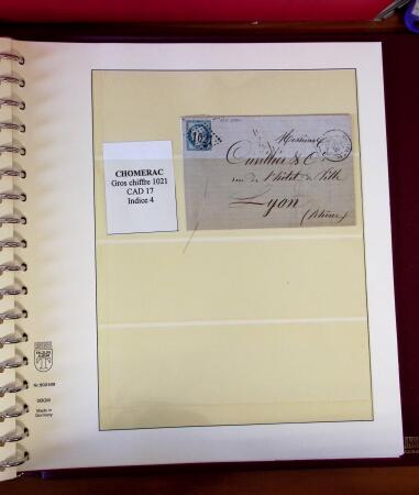 1745-1899, Belle collection en 9 albums de lettres