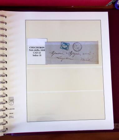 1745-1899, Belle collection en 9 albums de lettres