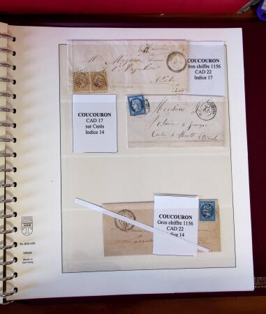 1745-1899, Belle collection en 9 albums de lettres