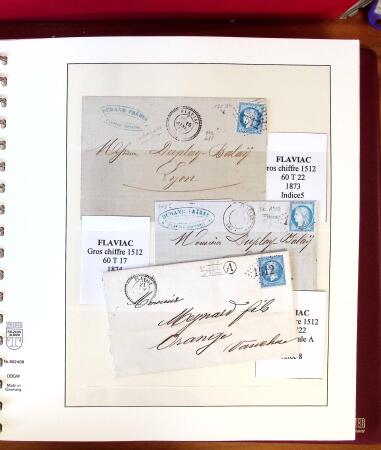 1745-1899, Belle collection en 9 albums de lettres