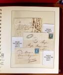 1745-1899, Belle collection en 9 albums de lettres