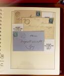 1745-1899, Belle collection en 9 albums de lettres