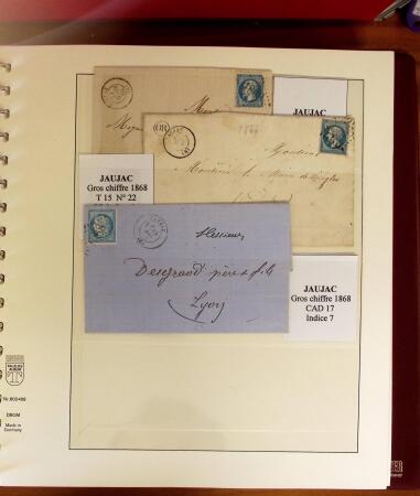 1745-1899, Belle collection en 9 albums de lettres