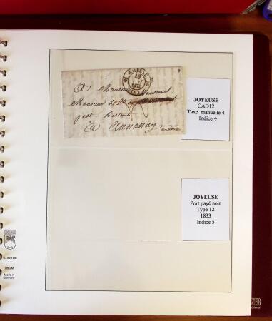1745-1899, Belle collection en 9 albums de lettres