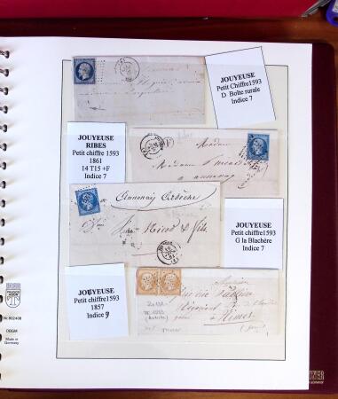 1745-1899, Belle collection en 9 albums de lettres