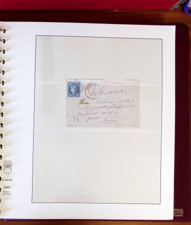 1745-1899, Belle collection en 9 albums de lettres