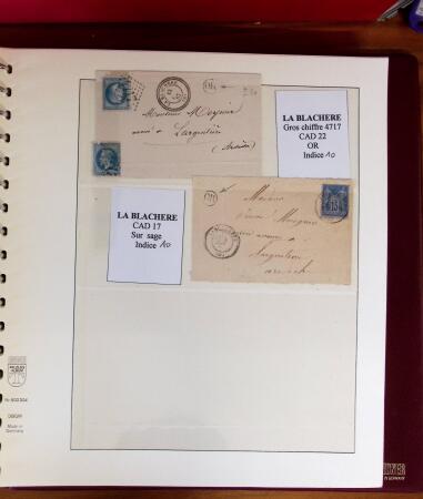 1745-1899, Belle collection en 9 albums de lettres
