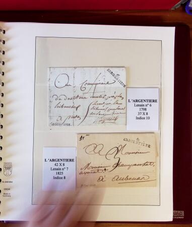 1745-1899, Belle collection en 9 albums de lettres