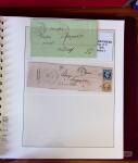 1745-1899, Belle collection en 9 albums de lettres