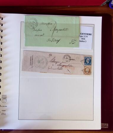 1745-1899, Belle collection en 9 albums de lettres
