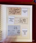 1745-1899, Belle collection en 9 albums de lettres