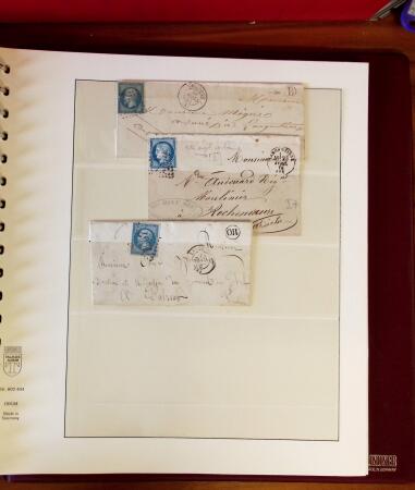 1745-1899, Belle collection en 9 albums de lettres