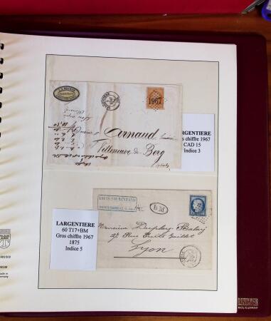 1745-1899, Belle collection en 9 albums de lettres